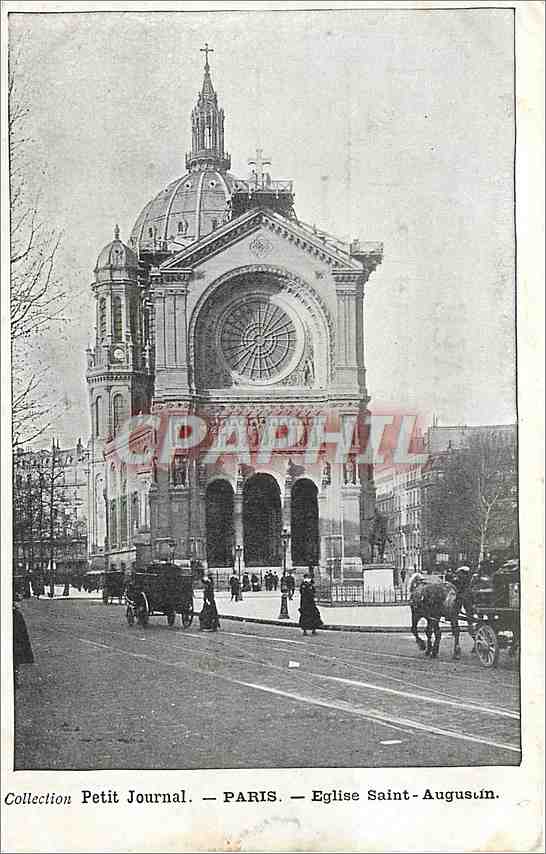 CPA Paris Eglise Saint Augustin 