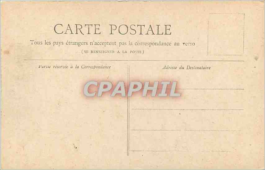 CPA Paris Eglise Saint Augustin  — Verso