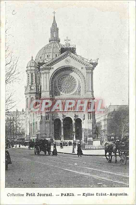 CPA Paris Eglise Saint Augustin 