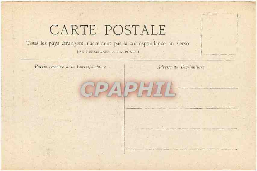CPA Paris Eglise Saint Augustin  — Verso