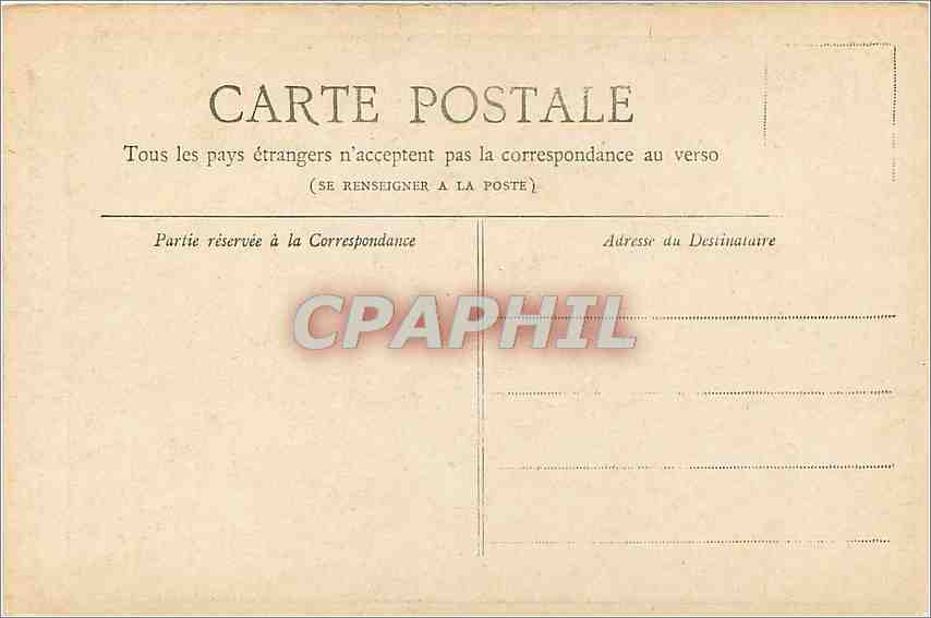 CPA Paris L'Eglise de la Trinite  — Verso