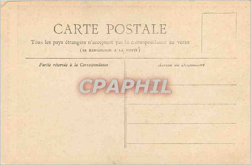 CPA Paris L'Eglise de la Trinite  — Verso