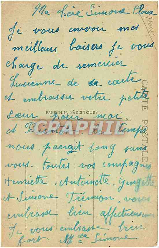 CPA Paris Le Quai St Michel La Prefecture de Police et Notre Dame  — Rückseite