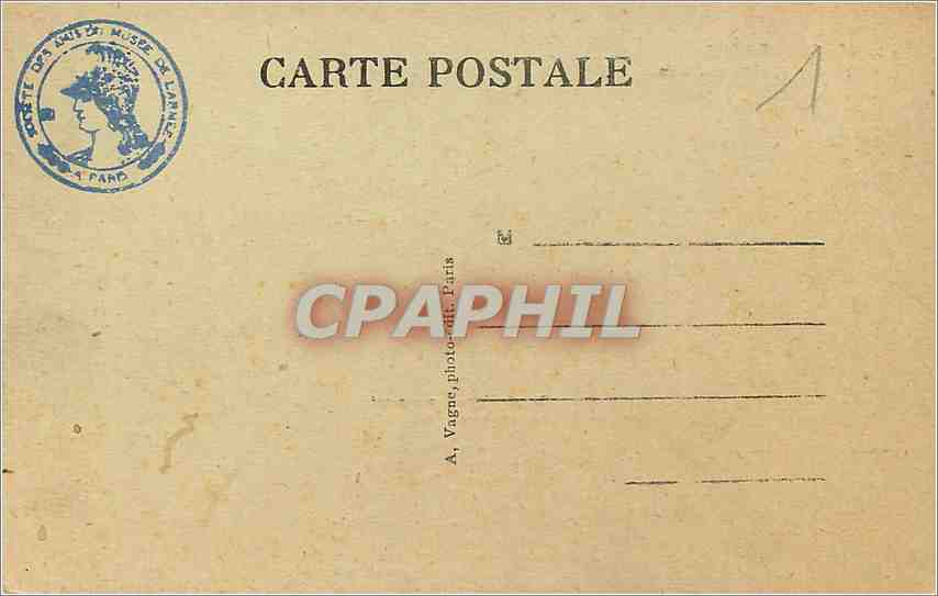 CPA Paris Hotel des Invalides Char funebre Victoria Napoleon 1er — Rückseite