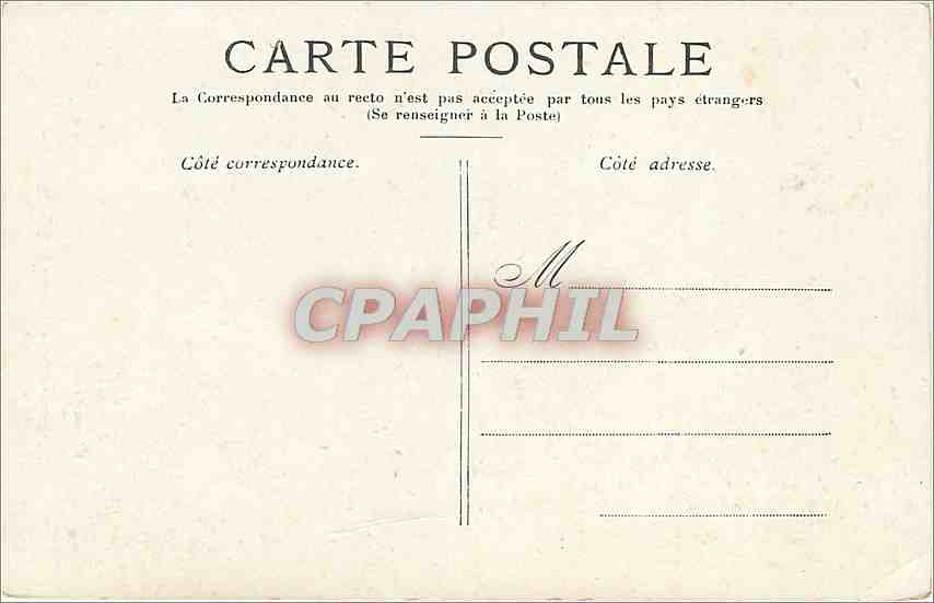 CPA Paris Le Palais du Luxembourg Chocolat Guerin Boutron — Rückseite