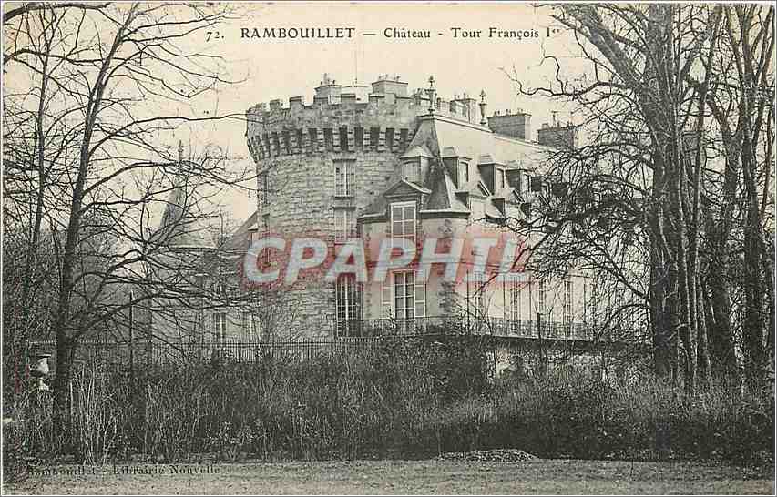 CPA Rambouillet Chateau Tour Francois Ier 