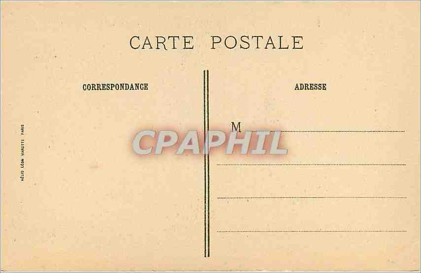 CPA Hotel de Soubise Archives Nationale Chambre du Prince Boiseries  — Rückseite
