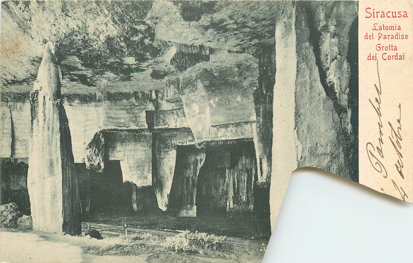 CPA Siracusa Latomia del Paradiso Grotta dei Cordai 