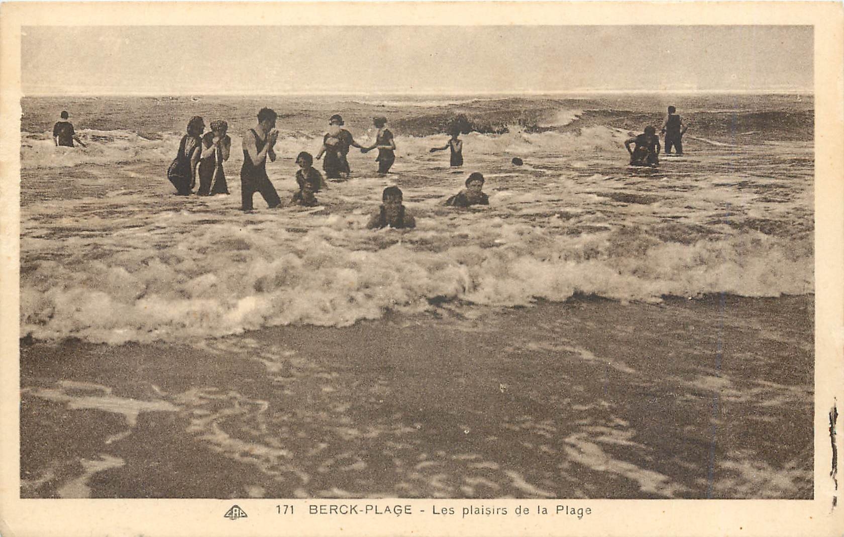 CPA Berck Plage Les Plaisirs de la Plage 