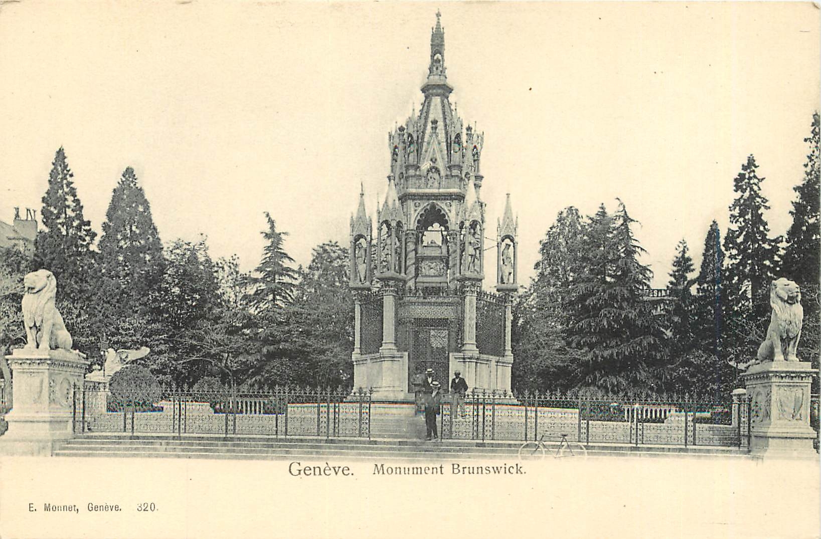 CPA Geneve Monument Brunswick 