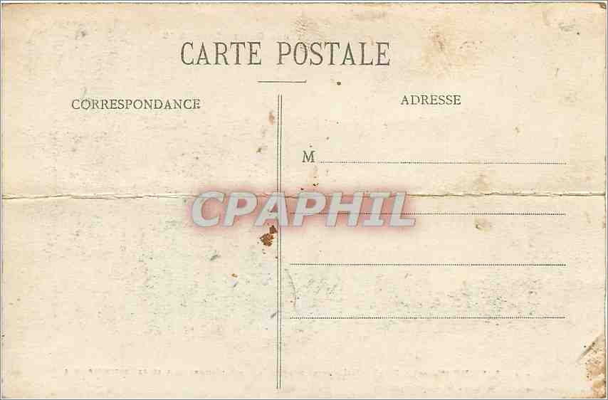 CPA Revigny Meuse Hotel de Ville avant et apres le bombardement  — Rückseite