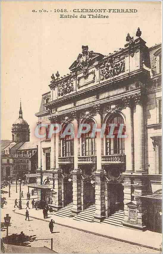 CPA Clermont Ferrand Entree du Theatre 