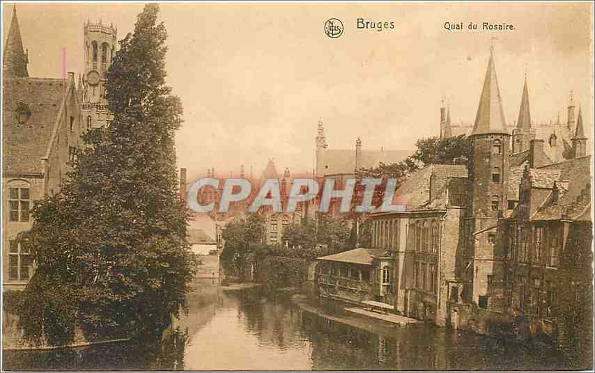 CPA Bruges Quai du Rosaire 