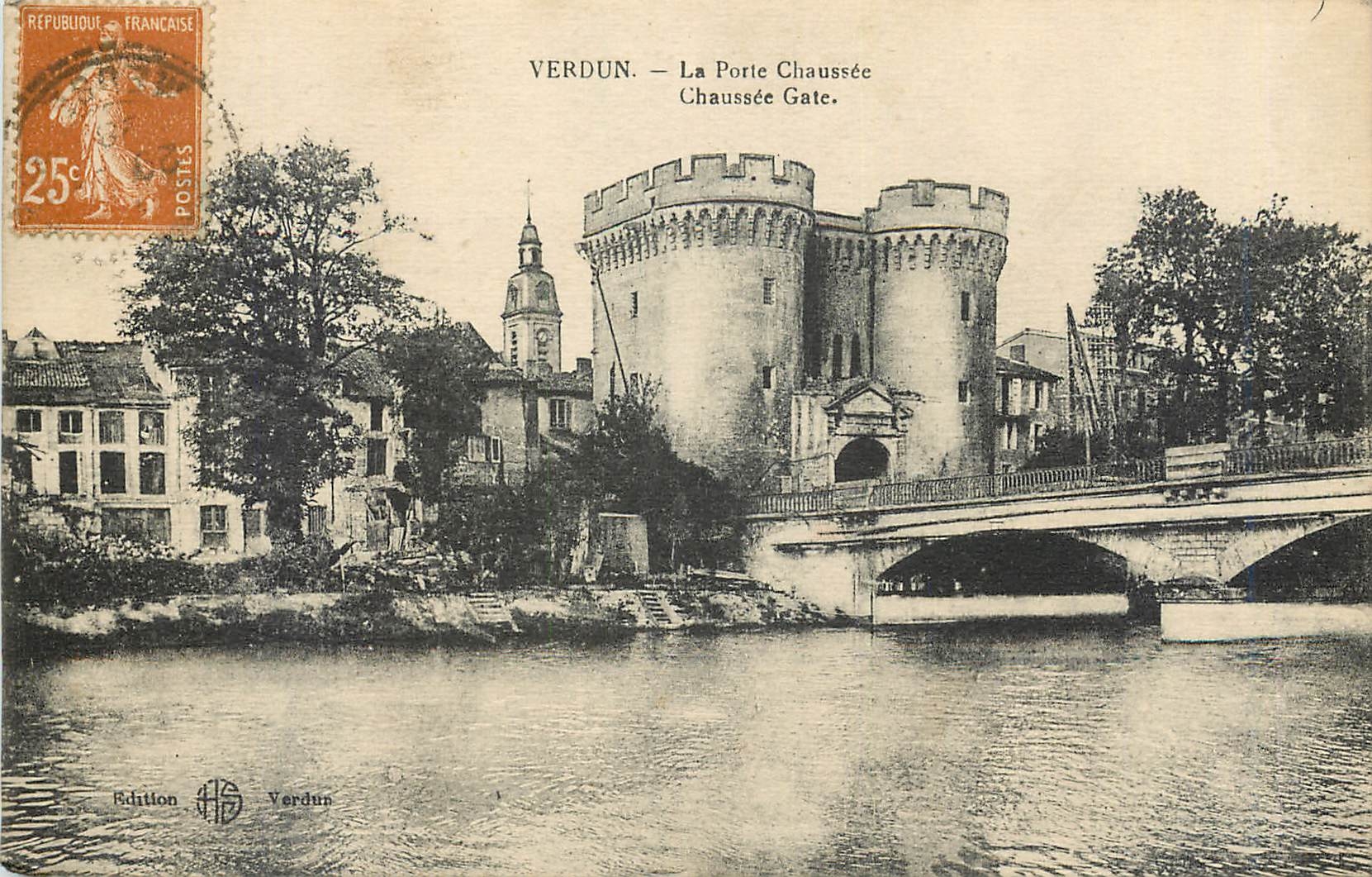 CPA Verdun La Porte Chaussee 