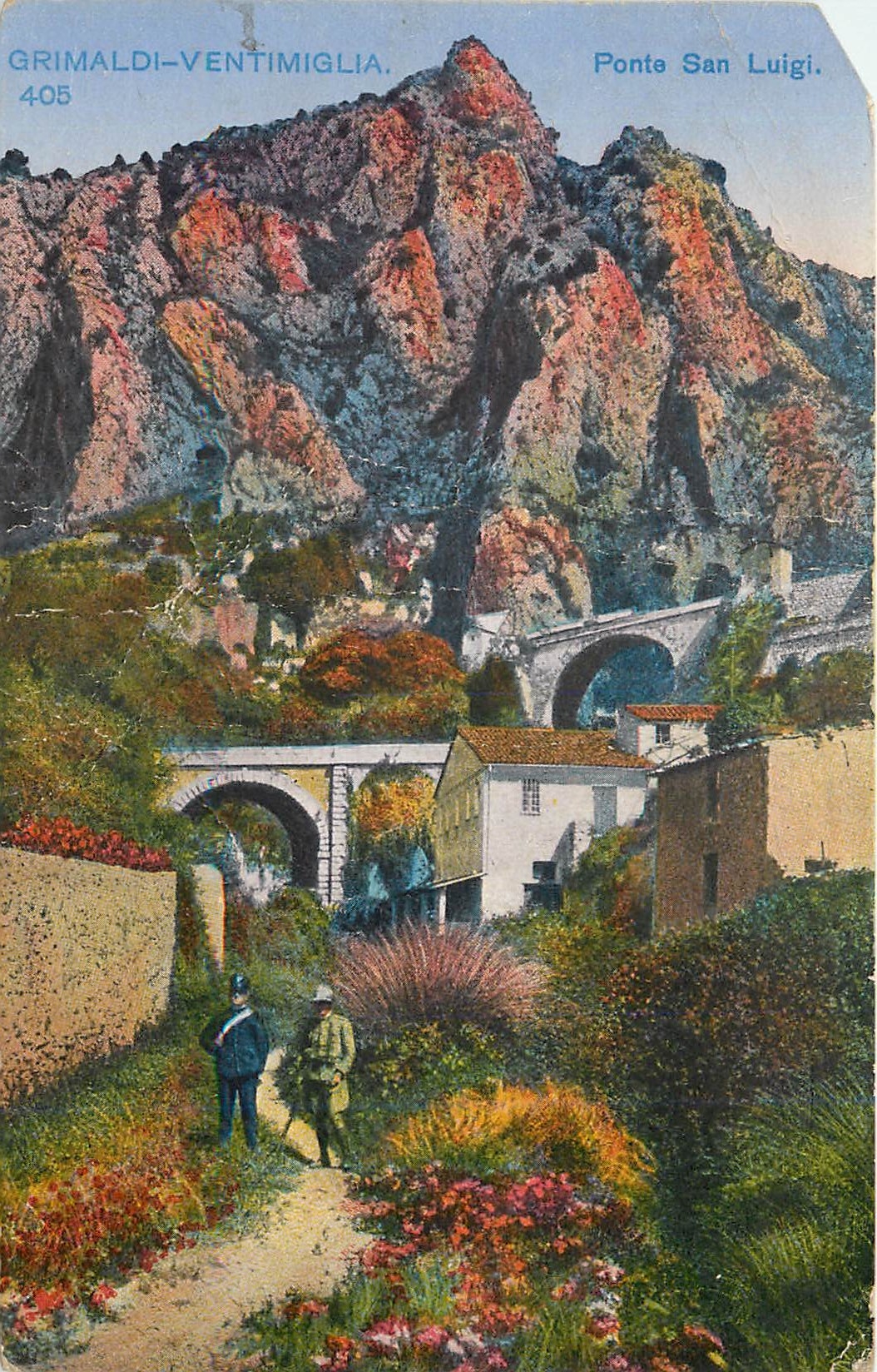 CPA Grimaldi Ventimiglia Ponte San Luigi 