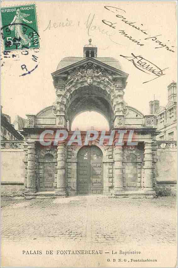 Schloss Fontainebleau — Der Taufbau — G.B.N.G. Fontainebleau