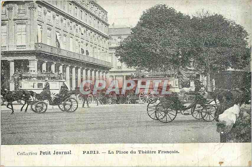 CPA Paris La Place du Theatre Francais 