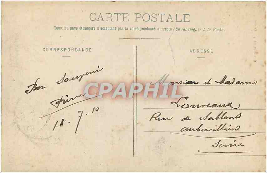 CPA Chamonix Traversee du Glacier des Bossons Alpinisme — Rückseite