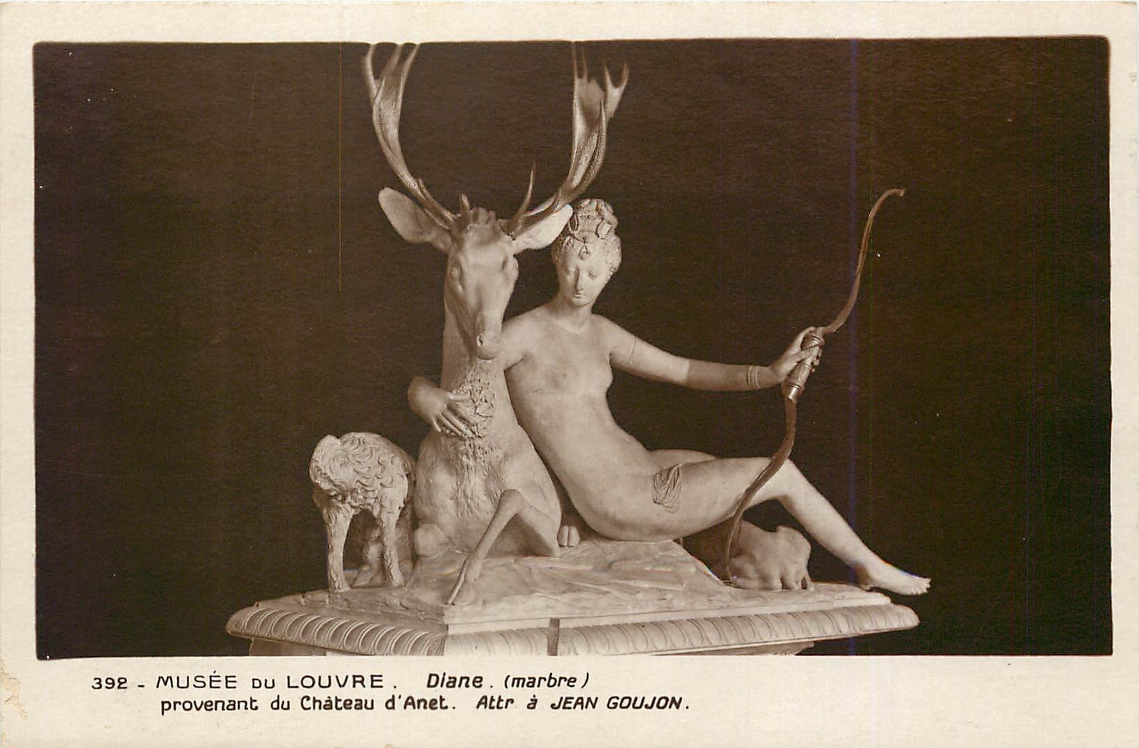 CPA Musee de Louvre Diane Marbre Provenant du Chateau d'Anet 