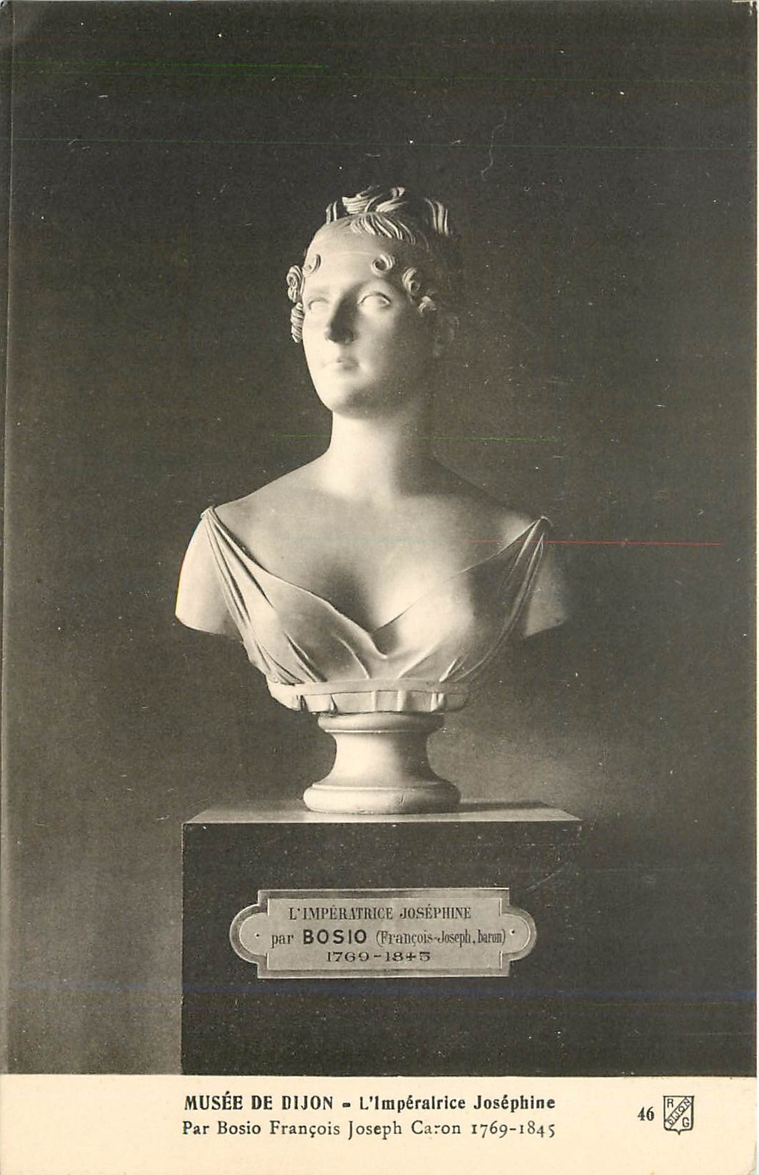 CPA Musee de Dijon L'Imperatrice Josephine Par bosio Francois Joseph Caron 