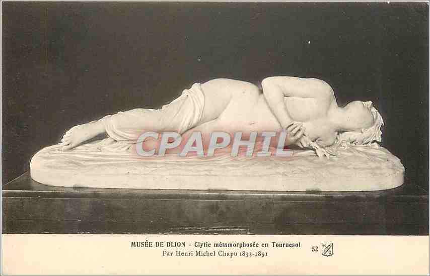CPA Musee de Dijon Clytie metamorphosee en Tournesol Par Henri Michel Chapu 