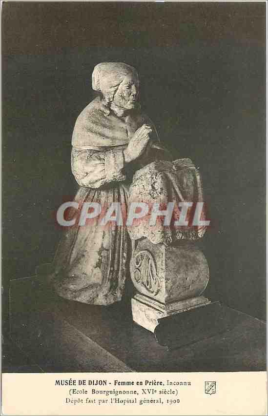 CPA Musee de Dijon Femme en Priere Inconnu 