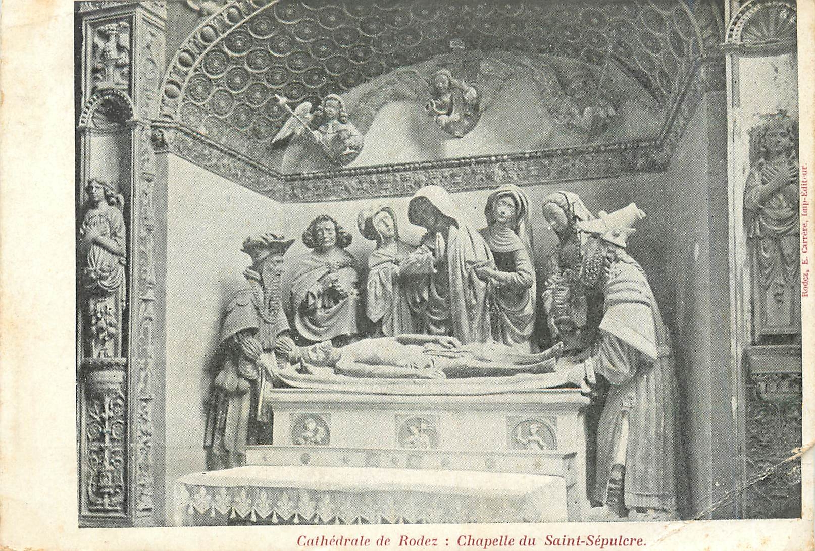CPA Cathedrale de Rodez Chapelle du Saint Sepulere 