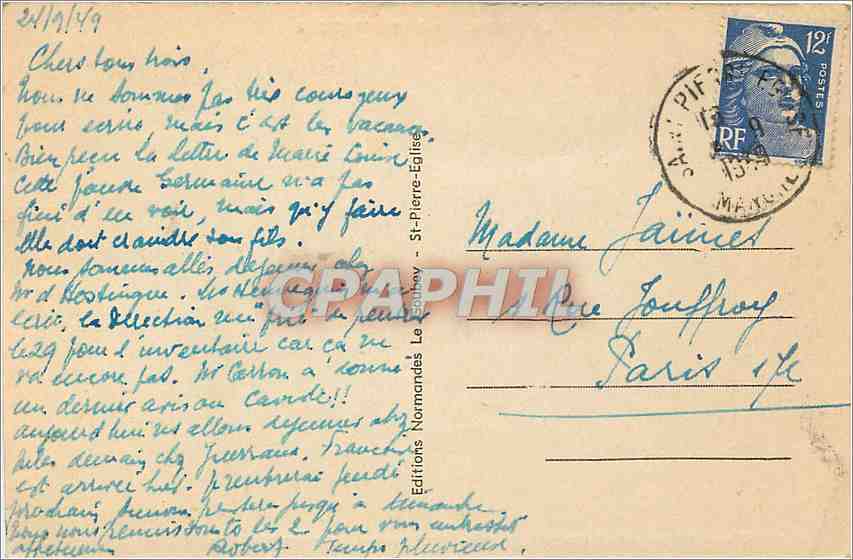 La Normandie pittoresque — 1907 — Éditions Guazy — Verso