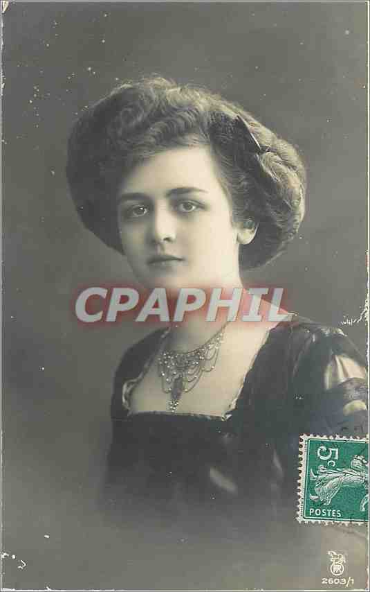 Portrait d'une jeune femme — époque 1910-1920 — éditeur inconnu, n° de série 2603/1