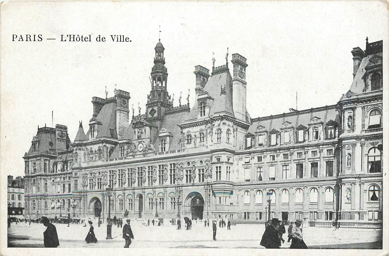 CPA Paris L'Hotel de Ville 