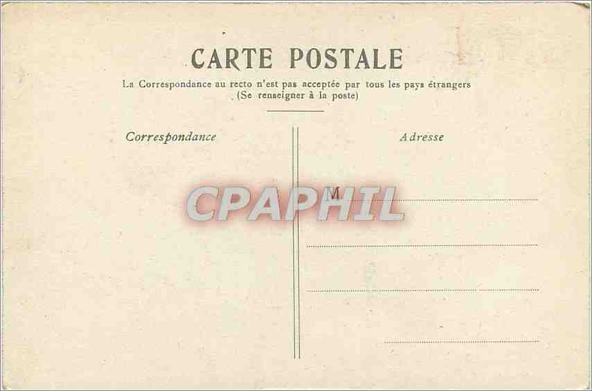 CPA Paris L'Hotel de Ville  — Rückseite