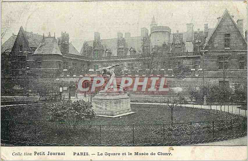 CPA Paris Le Square et le Musee de Clunny 