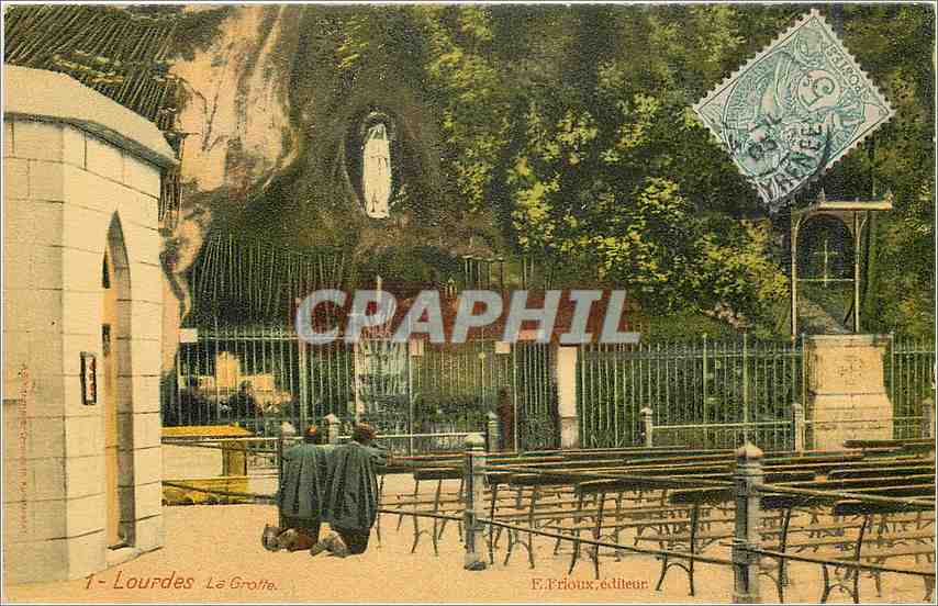 CPA Lourdes La Grotte 