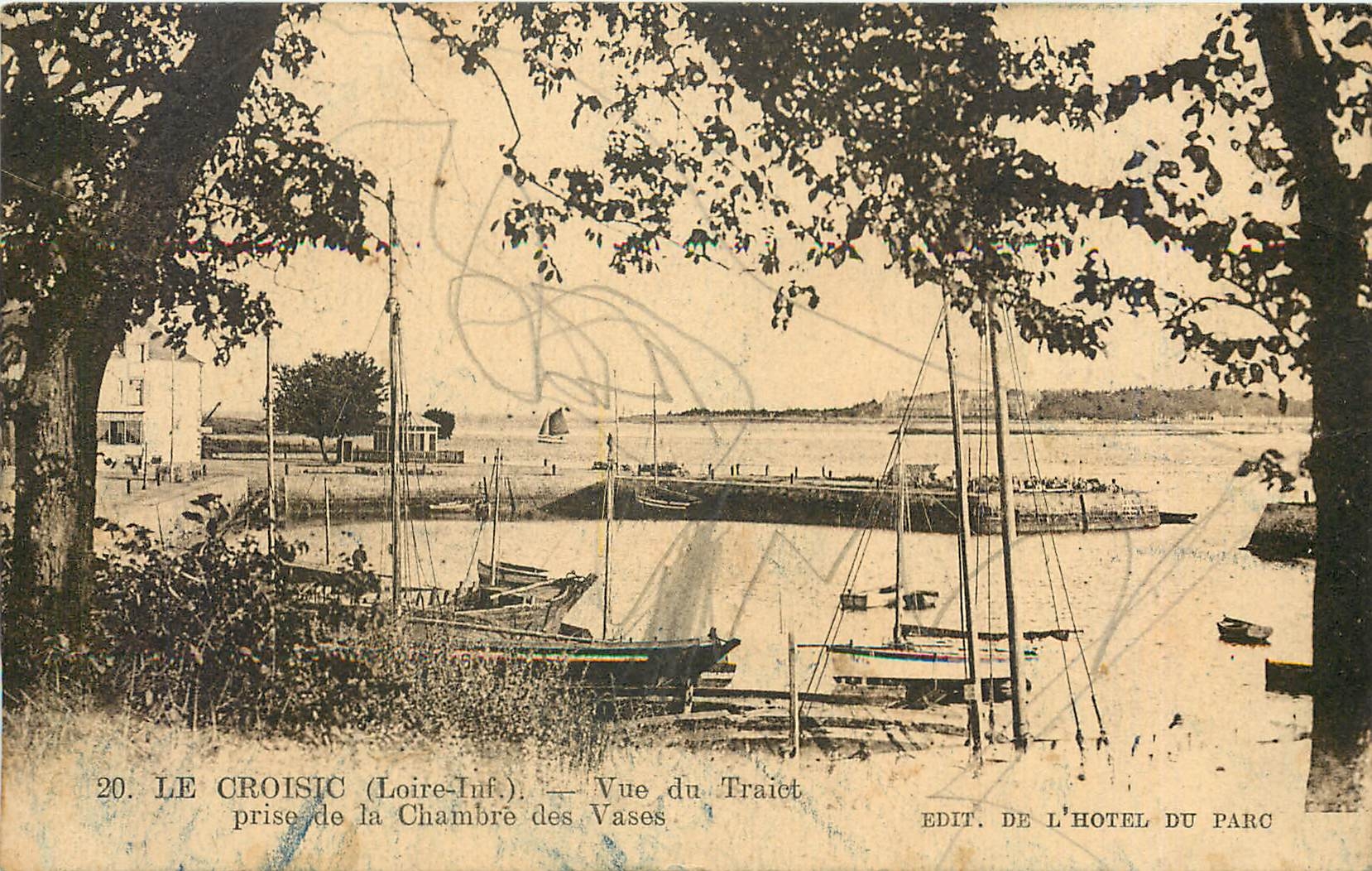 CPA Le Croisic Loire Inf Vue du Traict prise de la Chambre des Vases 