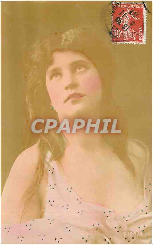 Jeune femme — portrait — éditeur inconnu, n° de série non visible - Recto