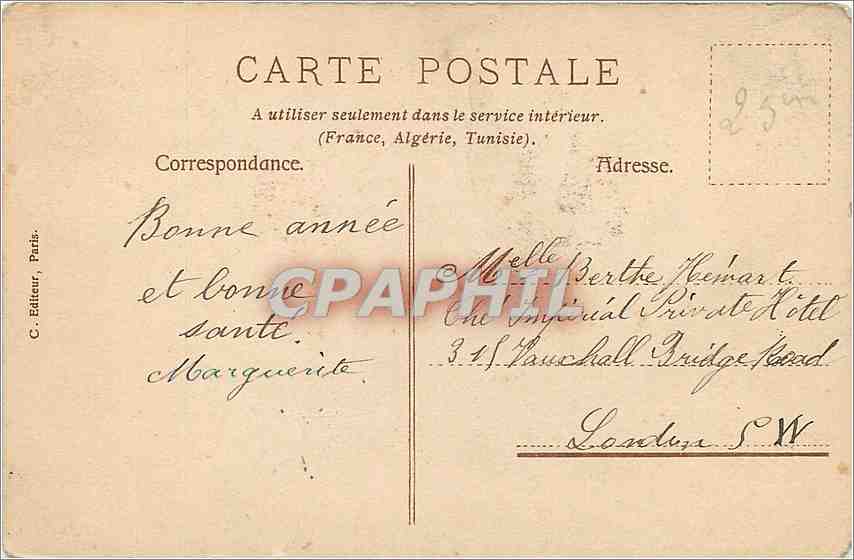 CPA Millet — Back