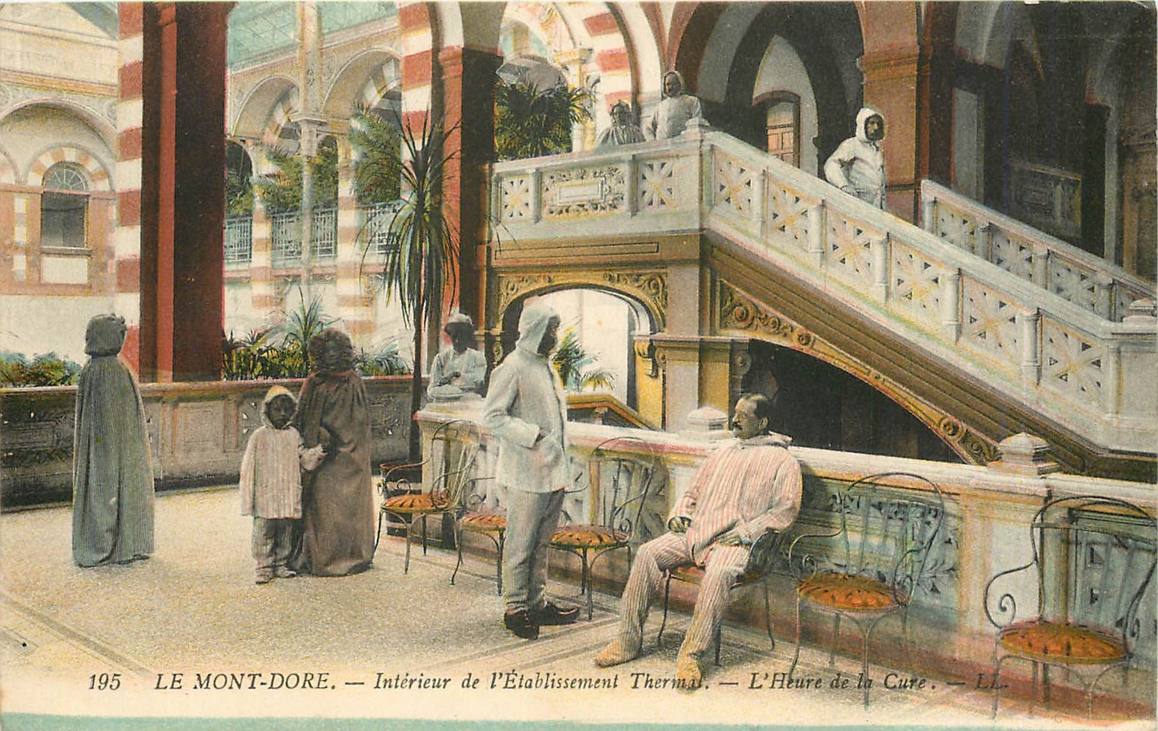 CPA Le Mont Dore Interieur de l'Etablissement Thermes L'Heure de la Cure 