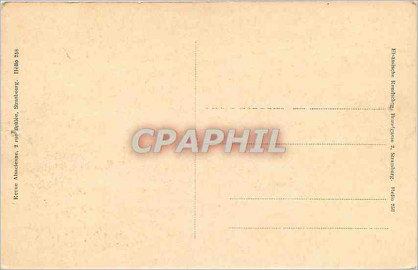 CPA Thann  — Rückseite