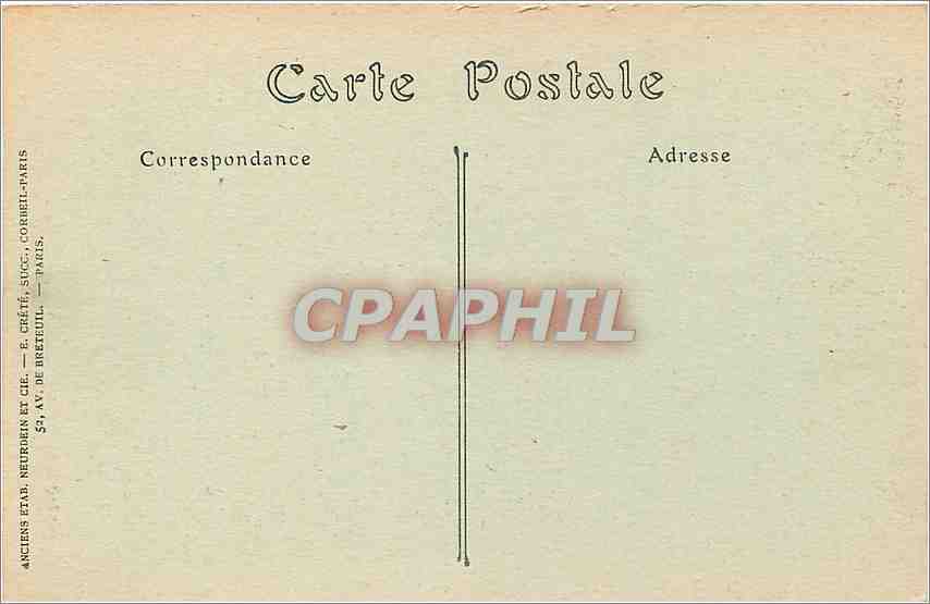 CPA Paris Avenue de l'Observatoire  — Rückseite