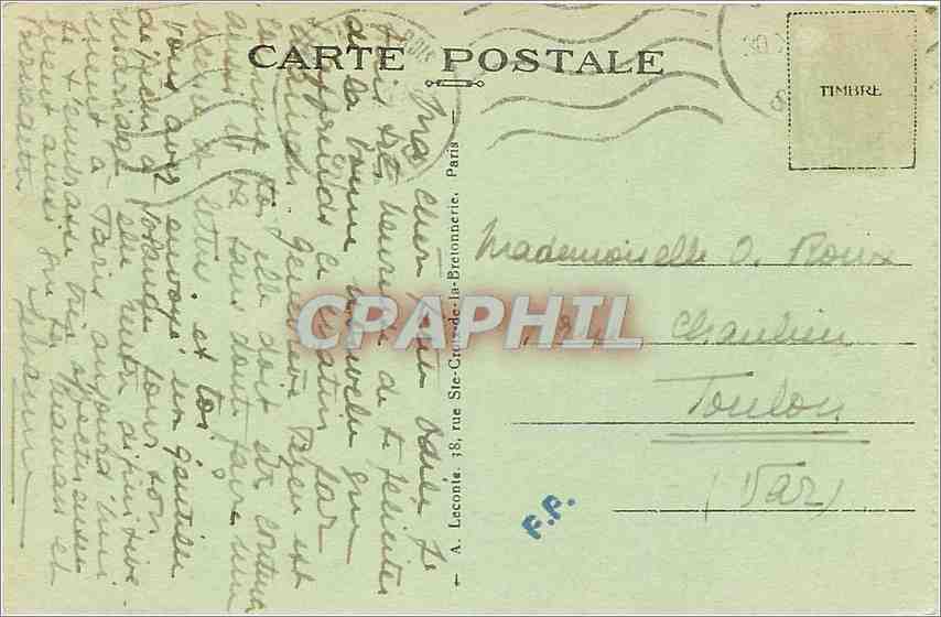 CPA Paris L'Hotel de Ville et le Pont d'Arcole  — Rückseite
