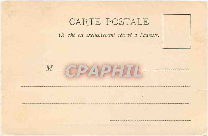 CPA Paris Les Buttes Chaumont Le Pont de Briques  — Rückseite