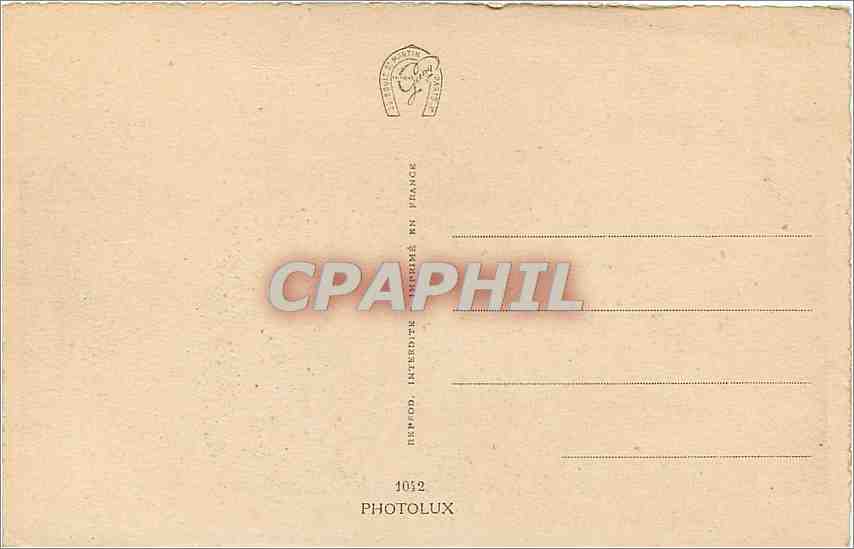 CPA Paris Hotel des Invalides  — Verso