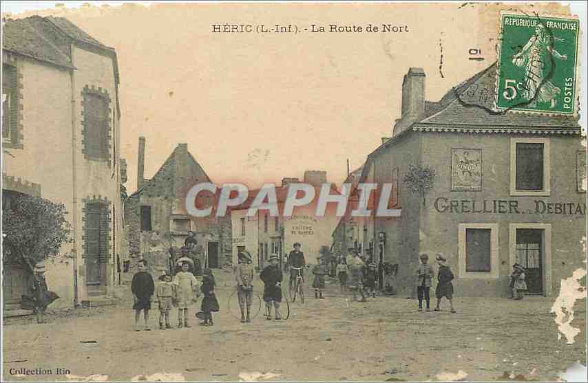 CPA Heric L Inf La Route de Nort 