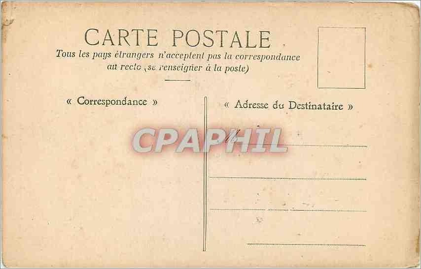 CPA L'Autre poulet soudain s'echappant du panier Riant trop le Breton laissa le sien Tomber  — Rückseite