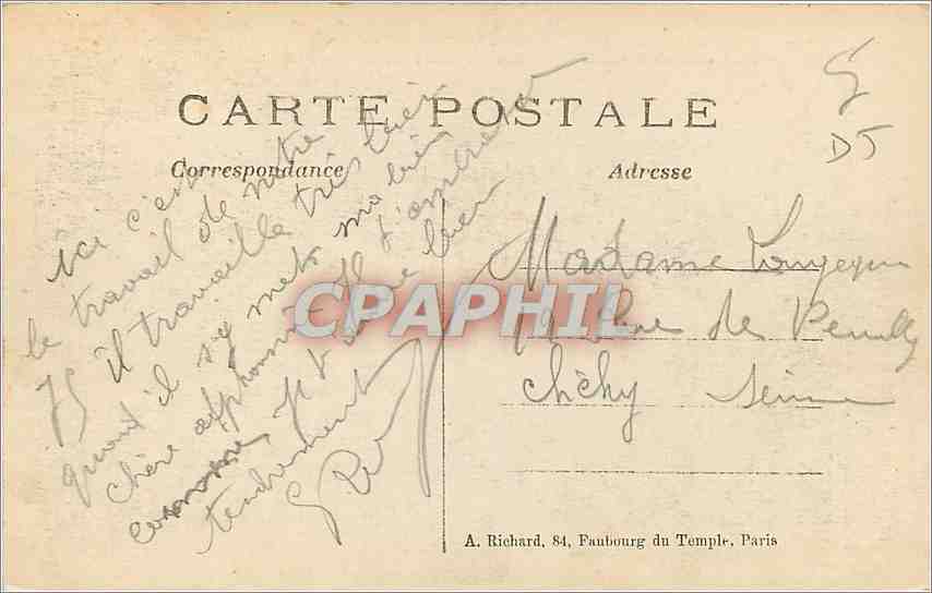 CPA La Grande Guerre 1914 15 Officiers Anglais Militaria — Rückseite