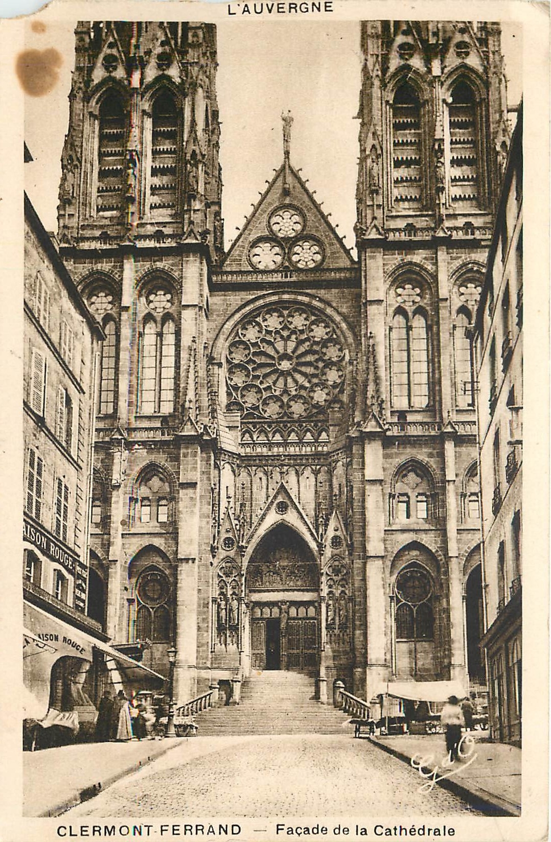 Clermont-Ferrand — Facade of the Cathedral — Auvergne