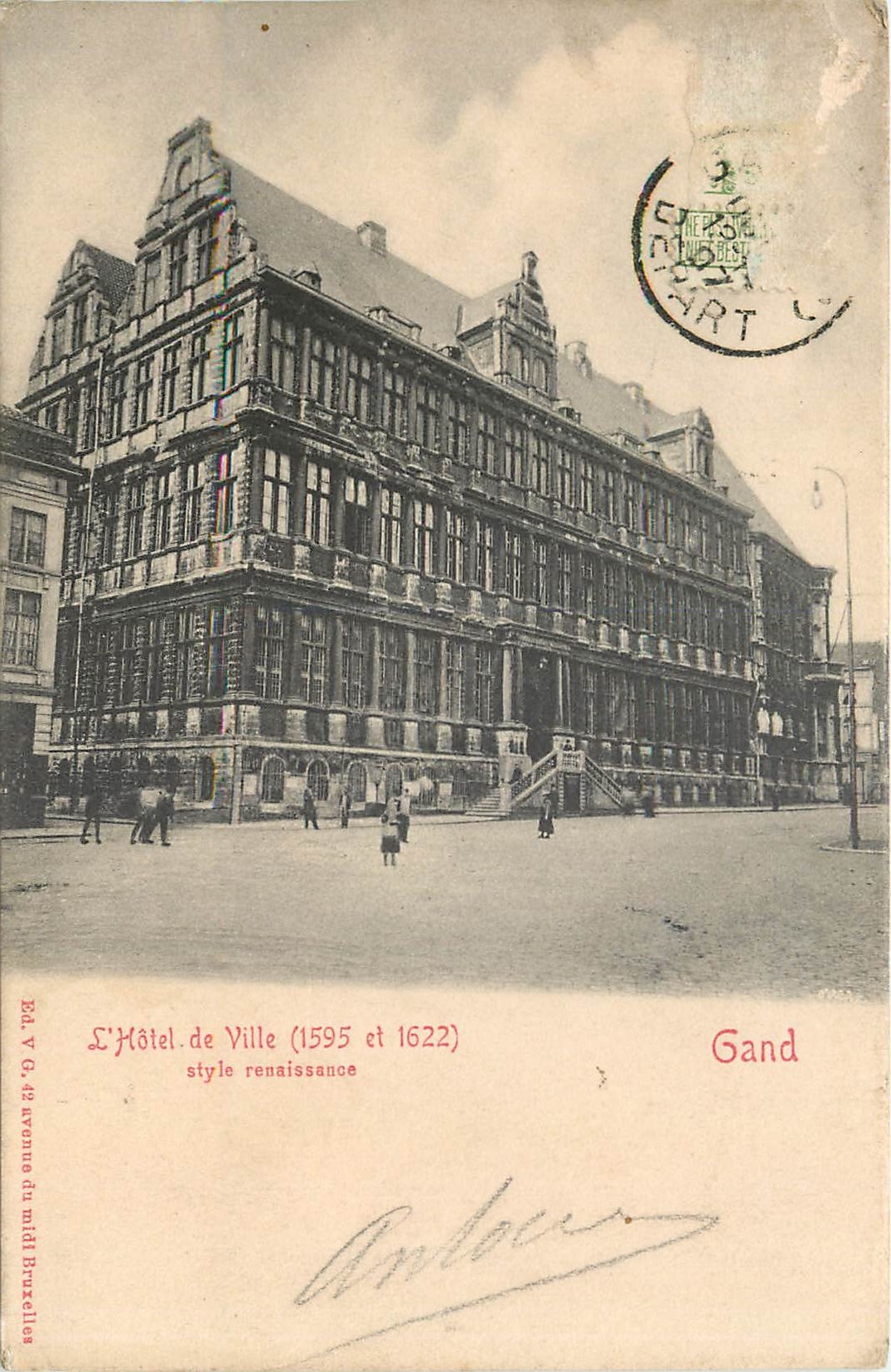 CPA Gand L'Hotel de Ville 