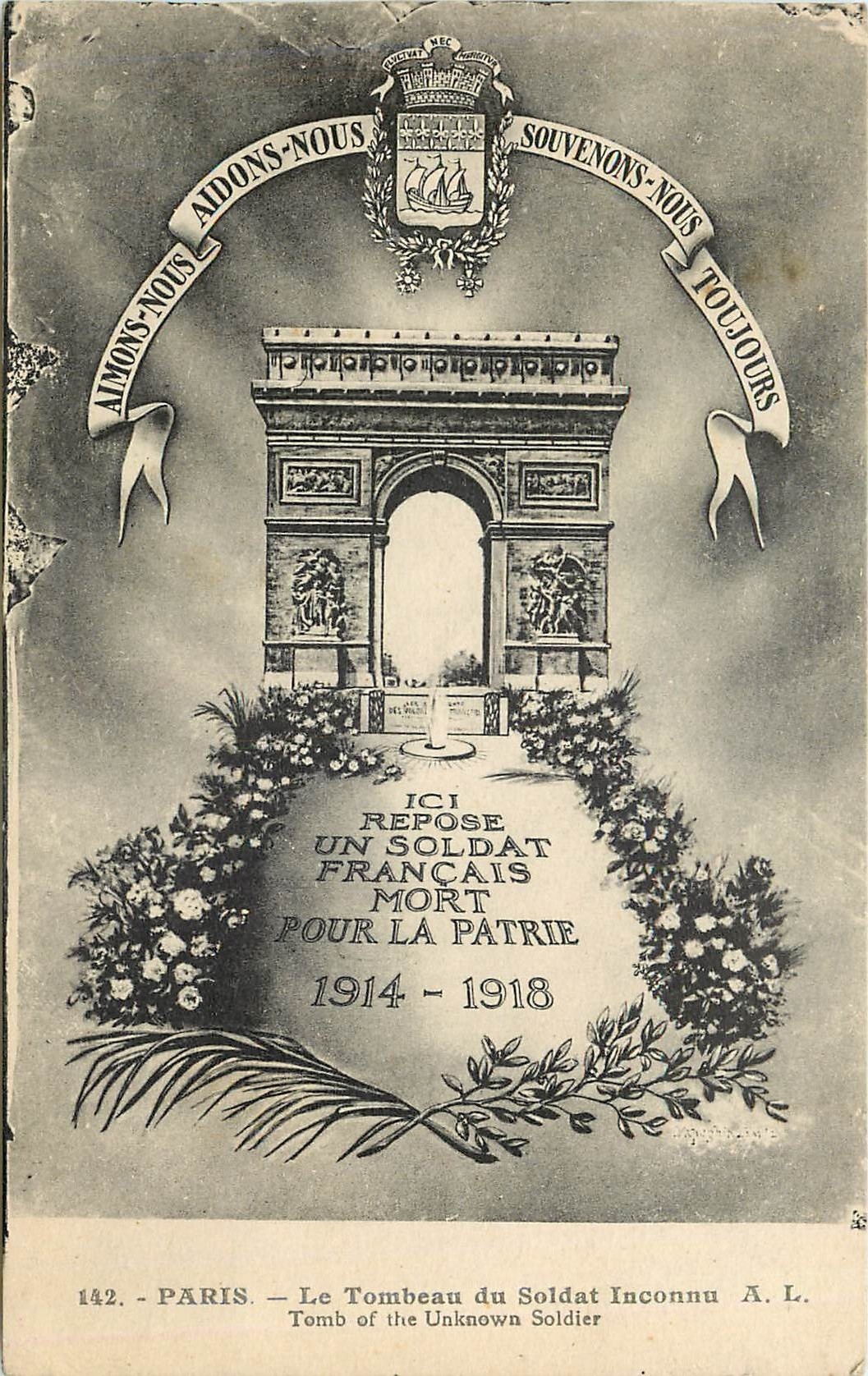 CPA Paris Le Tombeau du Soldat Inconnu 