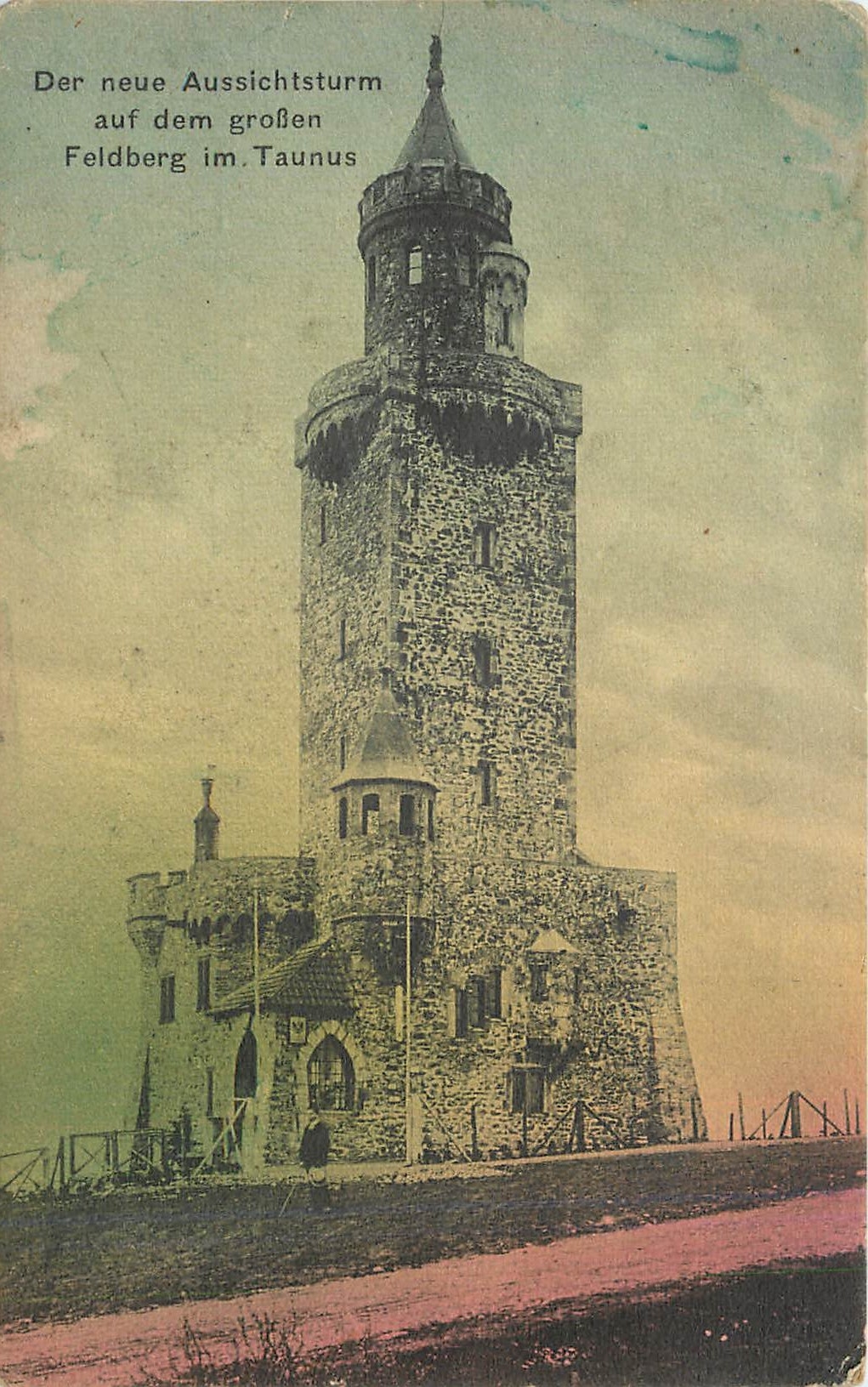 CPA Der neue Aussichtsturm auf dem grossen Feldberg im Taunus 