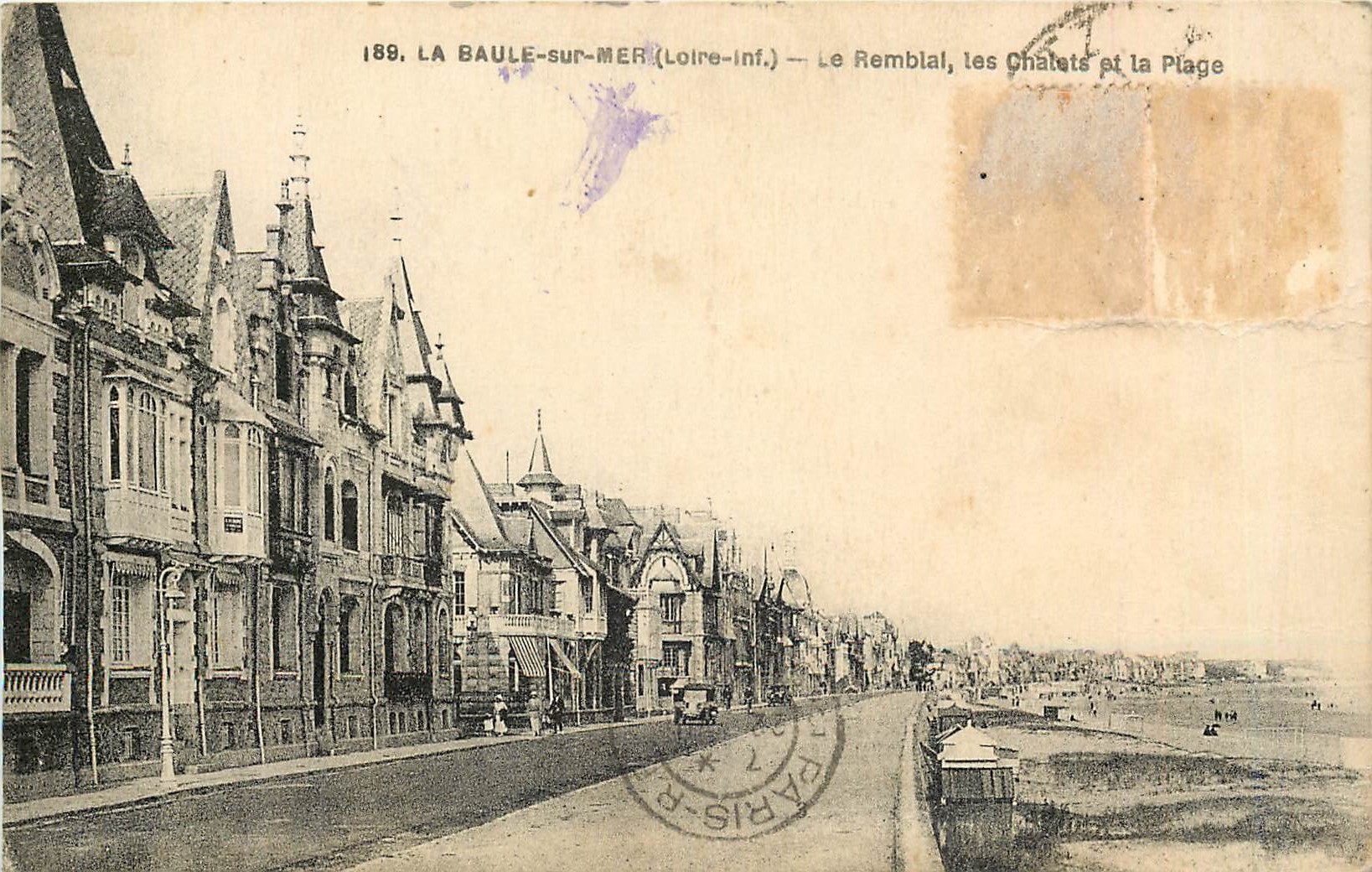 CPA La Baule sur Mer Loire Inf Le Rembial les Chalets et la Plage 